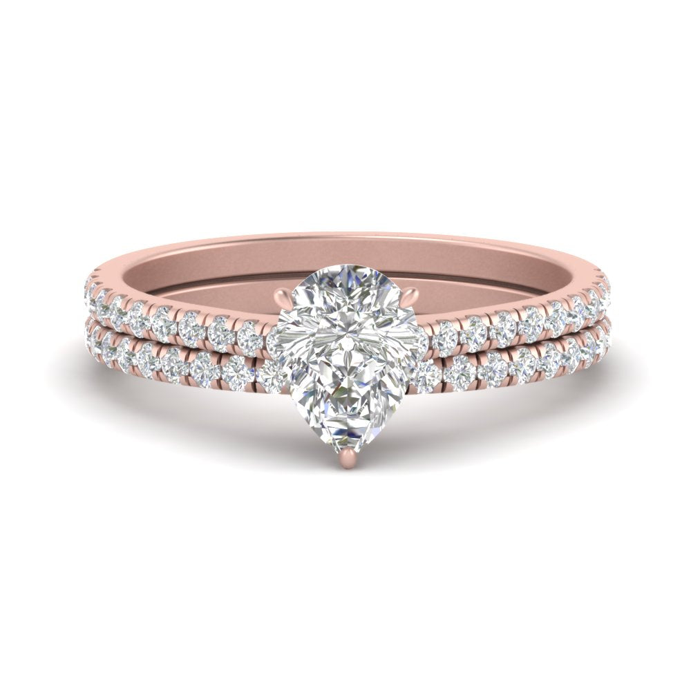 french-pave-pear-petite-diamond-wedding-ring-set-in-FD9918PEANGLE3-NL-RG-B1
