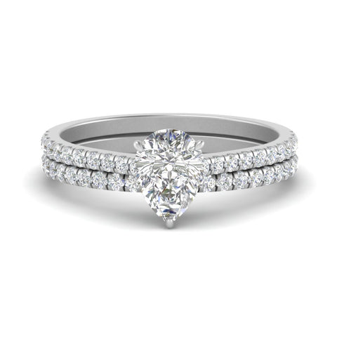 french-pave-pear-petite-diamond-wedding-ring-set-in-FD9918PEANGLE3-NL-WG-B1