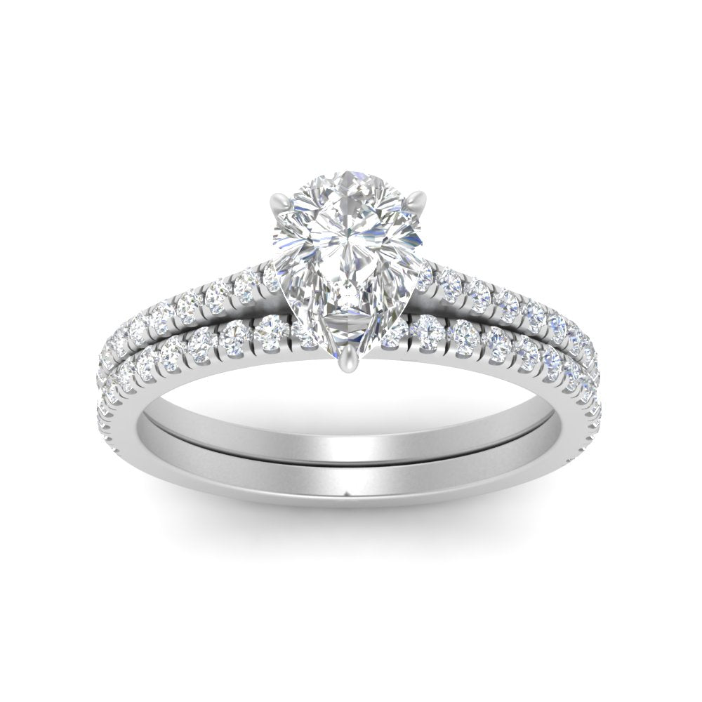 french-pave-pear-petite-diamond-wedding-ring-set-in-FD9918PEANGLE3-NL-WG-B1