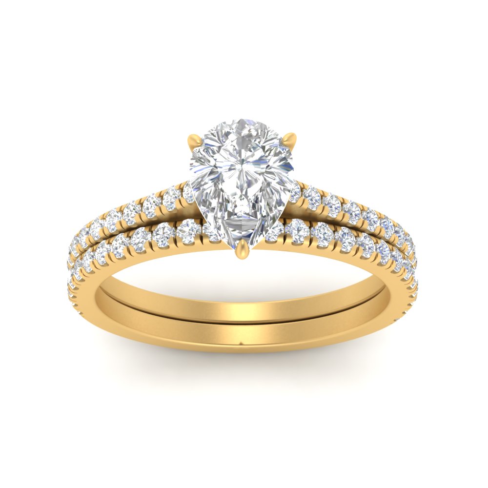 french-pave-pear-petite-diamond-wedding-ring-set-in-FD9918PEANGLE3-NL-YG-B1