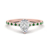 Load image into Gallery viewer, french-pave-pear-petite-emerald-engagement-ring-in-FD9918PERGEMGRANGLE3-NL-RG