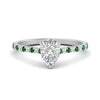 Load image into Gallery viewer, french-pave-pear-petite-emerald-engagement-ring-in-FD9918PERGEMGRANGLE3-NL-WG