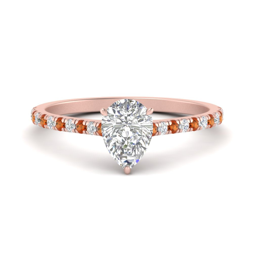 french-pave-pear-petite-orange-sapphire-engagement-ring-in-FD9918PERGSAORANGLE3-NL-RG