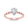 Load image into Gallery viewer, french-pave-pear-petite-orange-sapphire-engagement-ring-in-FD9918PERGSAORANGLE3-NL-RG