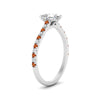 Load image into Gallery viewer, french-pave-pear-petite-orange-sapphire-engagement-ring-in-FD9918PERGSAORANGLE3-NL-WG