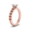 Load image into Gallery viewer, french-pave-pear-petite-orange-sapphire-wedding-ring-set-in-FD9918PEGSAORANGLE3-NL-RG-B1