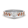 Load image into Gallery viewer, french-pave-pear-petite-orange-sapphire-wedding-ring-set-in-FD9918PEGSAORANGLE3-NL-WG-B1