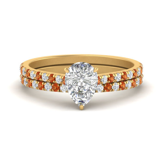french-pave-pear-petite-orange-sapphire-wedding-ring-set-in-FD9918PEGSAORANGLE3-NL-YG-B1
