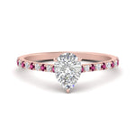 Load image into Gallery viewer, french-pave-pear-petite-pink-sapphire-engagement-ring-in-FD9918PERGSADRPIANGLE3-NL-RG
