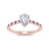 Load image into Gallery viewer, french-pave-pear-petite-pink-sapphire-engagement-ring-in-FD9918PERGSADRPIANGLE3-NL-RG