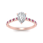 Load image into Gallery viewer, french-pave-pear-petite-pink-sapphire-engagement-ring-in-FD9918PERGSADRPIANGLE3-NL-RG

