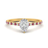 Load image into Gallery viewer, french-pave-pear-petite-pink-sapphire-engagement-ring-in-FD9918PERGSADRPIANGLE3-NL-YG