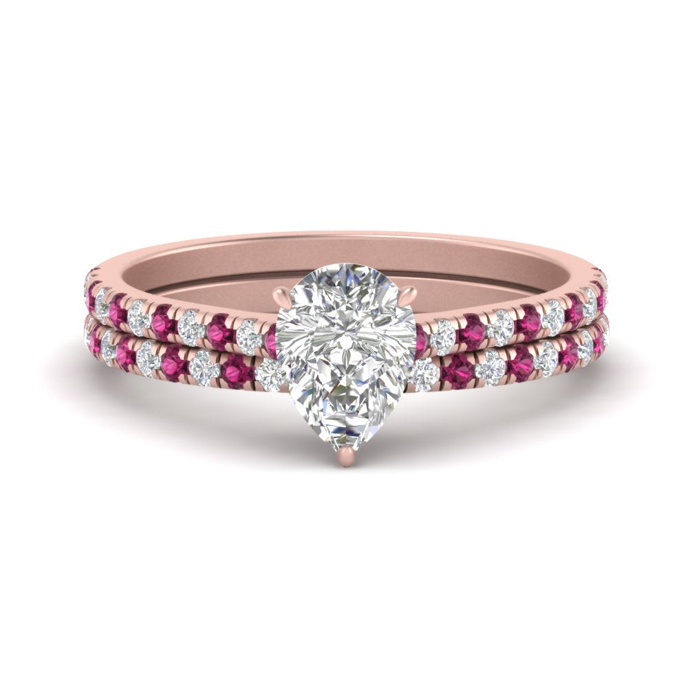 french-pave-pear-petite-pink-sapphire-wedding-ring-set-in-FD9918PEGSADRPIANGLE3-NL-RG-B1