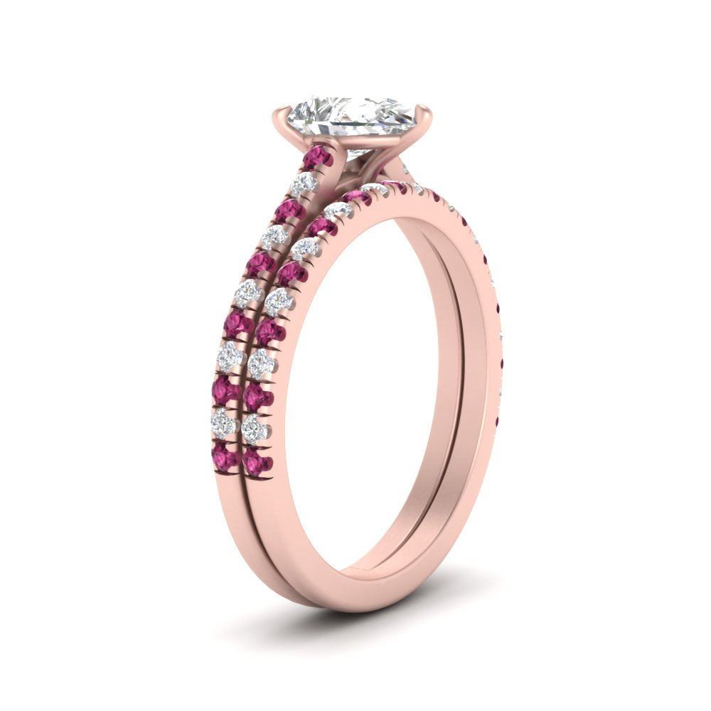french-pave-pear-petite-pink-sapphire-wedding-ring-set-in-FD9918PEGSADRPIANGLE3-NL-RG-B1