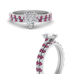 Load image into Gallery viewer, french-pave-pear-petite-pink-sapphire-wedding-ring-set-in-FD9918PEGSADRPIANGLE3-NL-WG-B1
