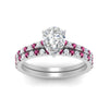 Load image into Gallery viewer, french-pave-pear-petite-pink-sapphire-wedding-ring-set-in-FD9918PEGSADRPIANGLE3-NL-WG-B1