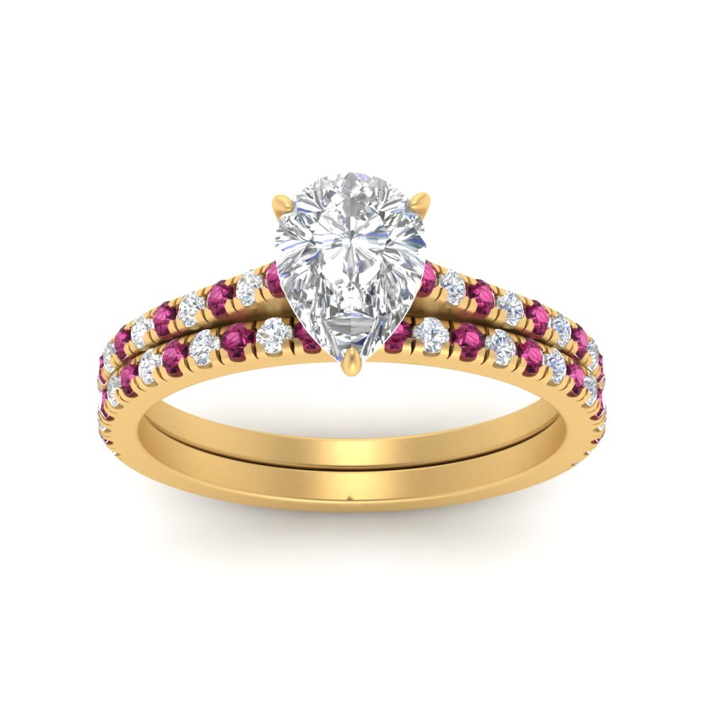 french-pave-pear-petite-pink-sapphire-wedding-ring-set-in-FD9918PEGSADRPIANGLE3-NL-YG-B1