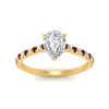 Load image into Gallery viewer, french-pave-pear-petite-ruby-engagement-ring-in-FD9918PERGRUDRANGLE3-NL-YG