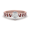 Load image into Gallery viewer, french-pave-pear-petite-ruby-wedding-ring-set-in-FD9918PEGRUDRANGLE3-NL-RG-B1