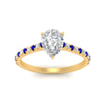 Load image into Gallery viewer, french-pave-pear-petite-sapphire-engagement-ring-in-FD9918PERGSABLANGLE3-NL-YG
