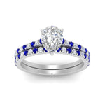 Load image into Gallery viewer, french-pave-pear-petite-sapphire-wedding-ring-set-in-FD9918PEGSABLANGLE3-NL-WG-B1
