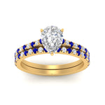 Load image into Gallery viewer, french-pave-pear-petite-sapphire-wedding-ring-set-in-FD9918PEGSABLANGLE3-NL-YG-B1
