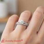 Load image into Gallery viewer, french-pave-petite-wedding-ring-set-white-gold-fdens9918-model
