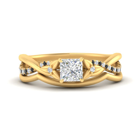 french-pave-princess-cut-contour-black-diamond-wedding-band-in-yellow-gold-FD9986B1PRGBLACK-NL-YG
