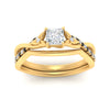 Load image into Gallery viewer, french-pave-princess-cut-contour-black-diamond-wedding-band-in-yellow-gold-FD9986B1PRGBLACK-NL-YG