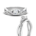 Load image into Gallery viewer, french-pave-princess-cut-contour-diamond-wedding-band-in-white-gold-FD9986B1PR-NL-WG
