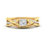 Load image into Gallery viewer, french-pave-princess-cut-contour-diamond-wedding-band-in-yellow-gold-FD9986B1PR-NL-YG