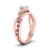Load image into Gallery viewer, french-pave-princess-cut-contour-pink-sapphire-wedding-band-in-rose-gold-FD9986B1PRGSADRPI-NL-RG