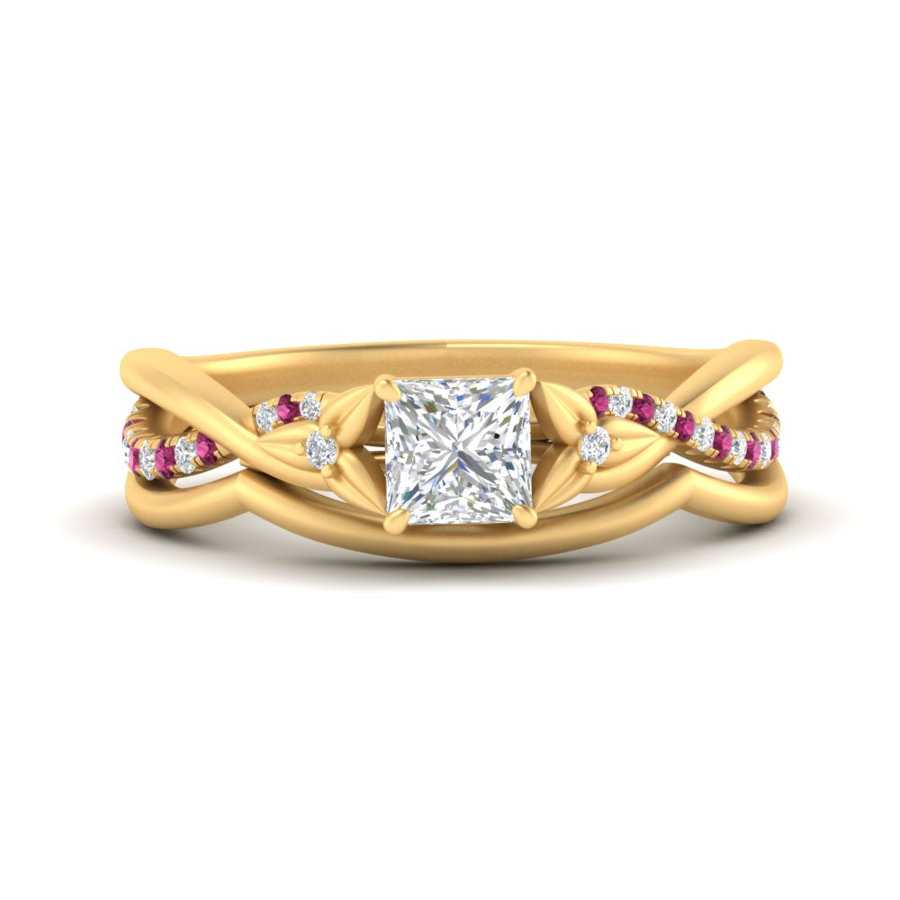 french-pave-princess-cut-contour-pink-sapphire-wedding-band-in-yellow-gold-FD9986B1PRGSADRPI-NL-YG