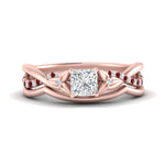Load image into Gallery viewer, french-pave-princess-cut-contour-ruby-wedding-band-in-rose-gold-FD9986B1PRGRUDR-NL-RG