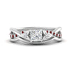 Load image into Gallery viewer, french-pave-princess-cut-contour-ruby-wedding-band-in-white-gold-FD9986B1PRGRUDR-NL-WG