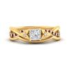 Load image into Gallery viewer, french-pave-princess-cut-contour-ruby-wedding-band-in-yellow-gold-FD9986B1PRGRUDR-NL-YG