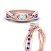 Load image into Gallery viewer, french-pave-princess-cut-contour-sapphire-wedding-band-in-rose-gold-FD9986B1PRGSABL-NL-RG