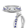 Load image into Gallery viewer, french-pave-princess-cut-contour-sapphire-wedding-band-in-white-gold-FD9986B1PRGSABL-NL-WG