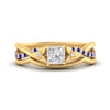 Load image into Gallery viewer, french-pave-princess-cut-contour-sapphire-wedding-band-in-yellow-gold-FD9986B1PRGSABL-NL-YG