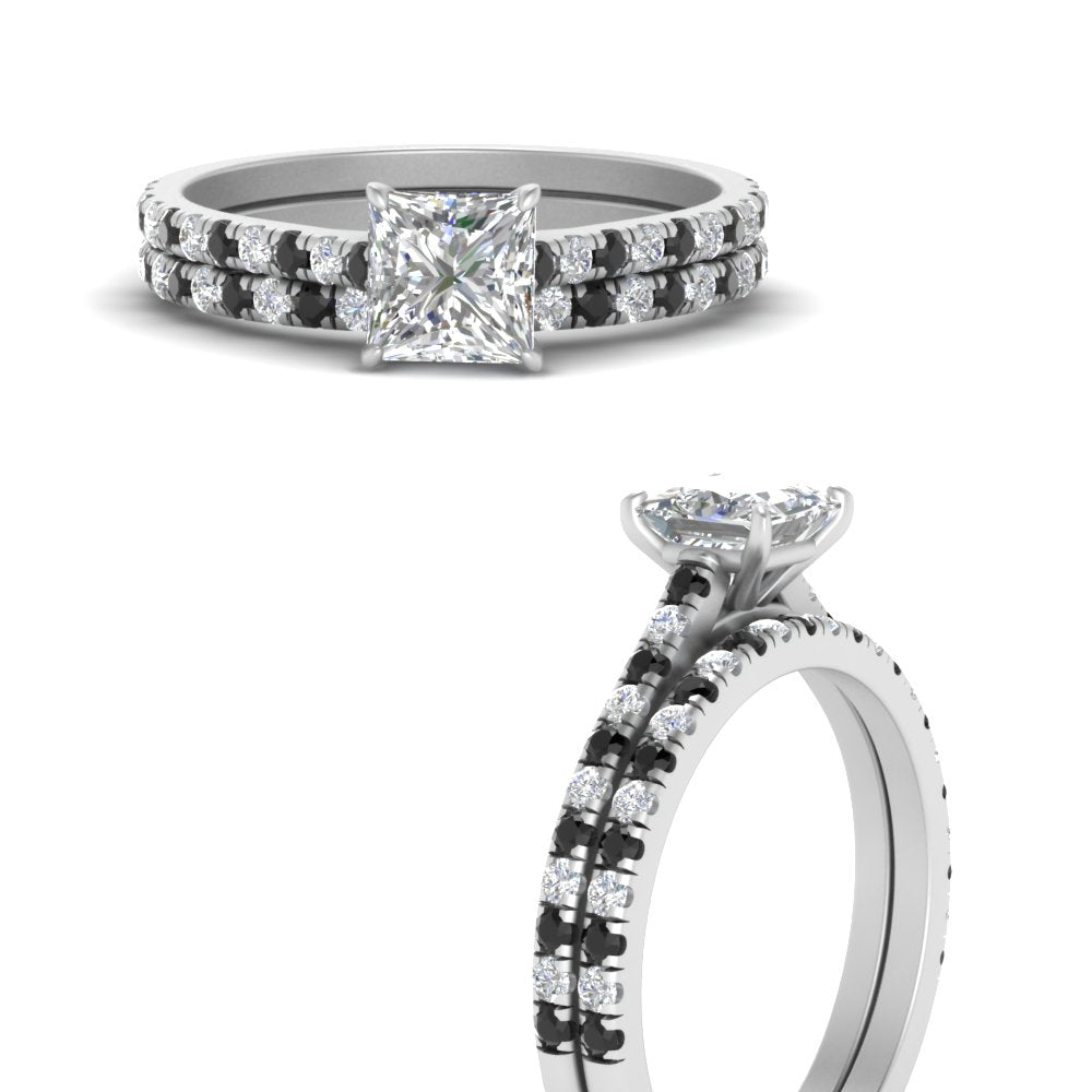 french-pave-princess-cut-petite-black-diamond-wedding-ring-set-in-FD9918PRGBLACKANGLE3-NL-WG-B1