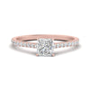 Load image into Gallery viewer, french-pave-princess-cut-petite-diamond-engagement-ring-in-FD9918PRRANGLE3-NL-RG