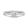 Load image into Gallery viewer, french-pave-princess-cut-petite-diamond-engagement-ring-in-FD9918R