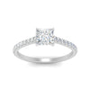 Load image into Gallery viewer, french-pave-princess-cut-petite-diamond-engagement-ring-in-FD9918R