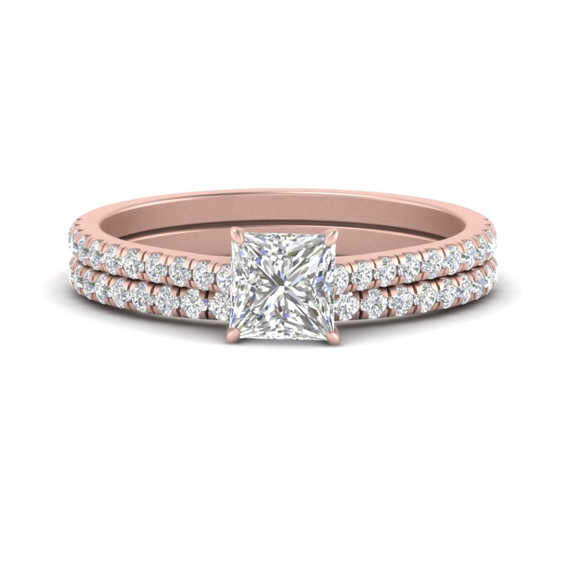 french-pave-princess-cut-petite-diamond-wedding-ring-set-in-FD9918PRANGLE3-NL-RG-B1