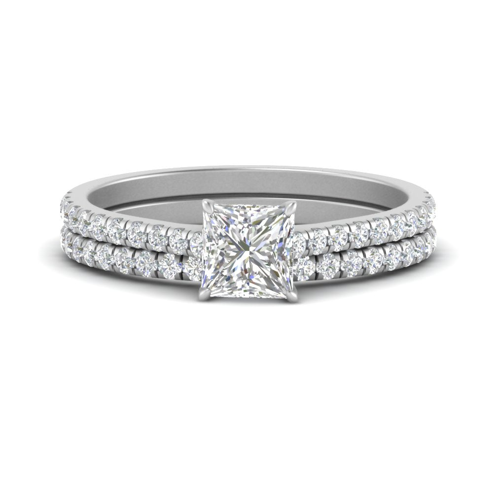 french-pave-princess-cut-petite-diamond-wedding-ring-set-in-FD9918PRANGLE3-NL-WG-B1
