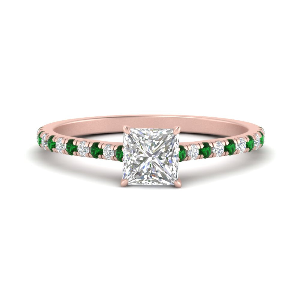 french-pave-princess-cut-petite-emerald-engagement-ring-in-FD9918PRRGEMGRANGLE3-NL-RG
