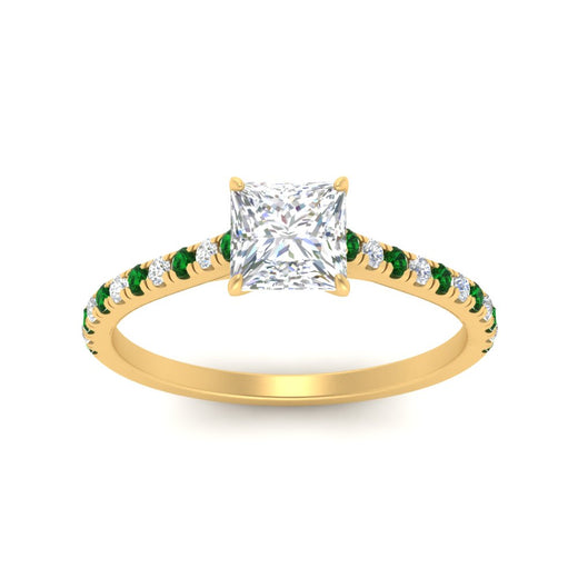 french-pave-princess-cut-petite-emerald-engagement-ring-in-FD9918PRRGEMGRANGLE3-NL-YG