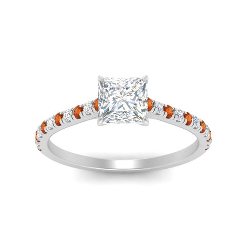 french-pave-princess-cut-petite-orange-sapphire-engagement-ring-in-FD9918PRRGSAORANGLE3-NL-WG