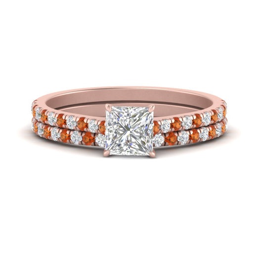 french-pave-princess-cut-petite-orange-sapphire-wedding-ring-set-in-FD9918PRGSAORANGLE3-NL-RG-B1