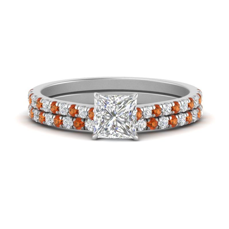 french-pave-princess-cut-petite-orange-sapphire-wedding-ring-set-in-FD9918PRGSAORANGLE3-NL-WG-B1